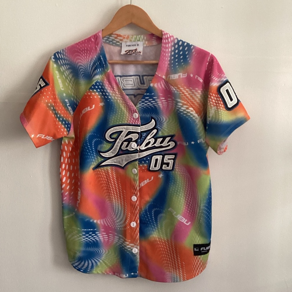 🍭 FUBU Multicolor Kids Button Down Shirt